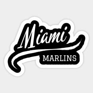 Miami Marlins Wave Sticker